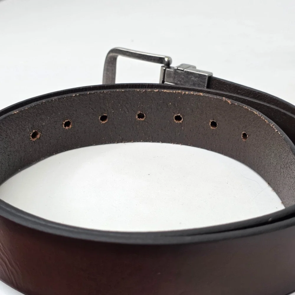 Levi's Genuine Leather Belt Brown Cut to Fit Size 34-42 Men's Adjustable